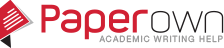 Logo of paperown Writing service